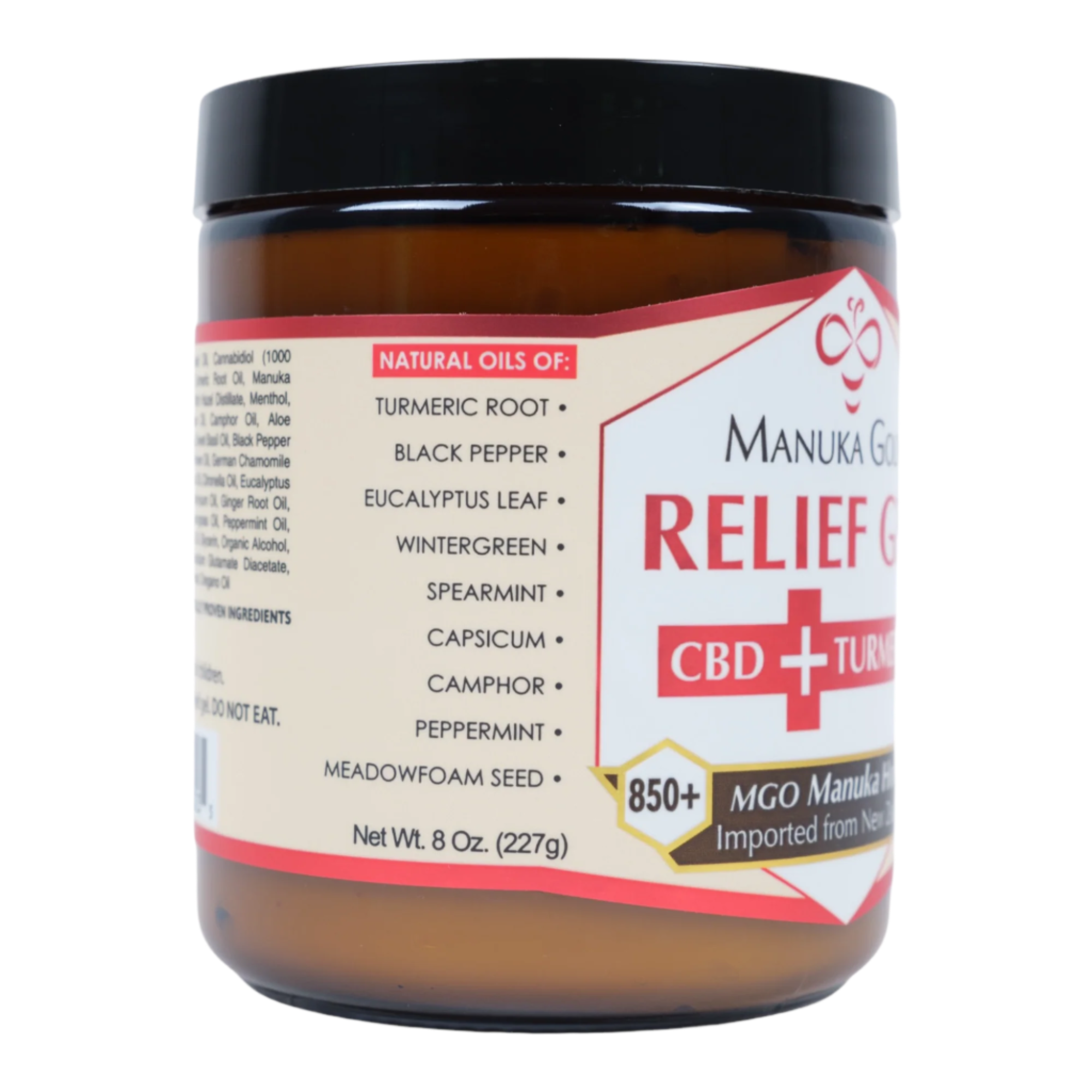 CBD Pain Relief Gel with Turmeric | Manuka Gold