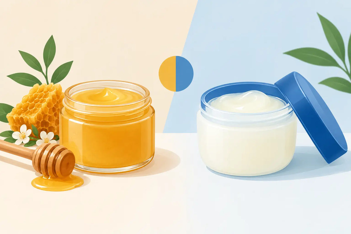 Honey Salve Versus Petroleum Jelly for Dry Skin