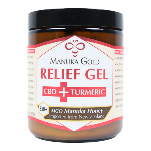 CBD Pain Relief Gel with Turmeric | Manuka Gold